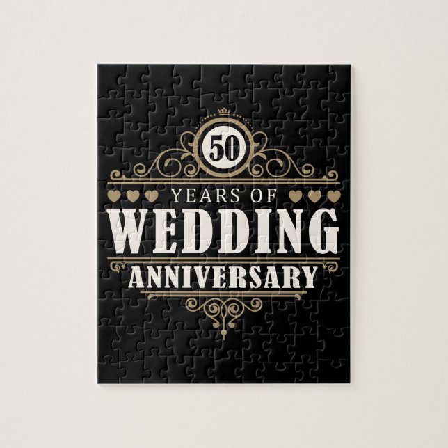 Puzzle 50.o Aniversario de boda (Vertical)