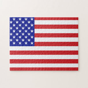 Puzzle 50-Star Estados Unidos señalan por medio de una