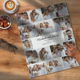 Puzzle 520 Aniversario/Boda de 16 Collages de fotos