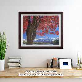 Puzzle [520] Mt.Fuji – Crimson Leaves and a Snowy Crown