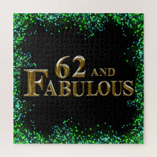 Puzzle 62 cumpleaños (Vertical)