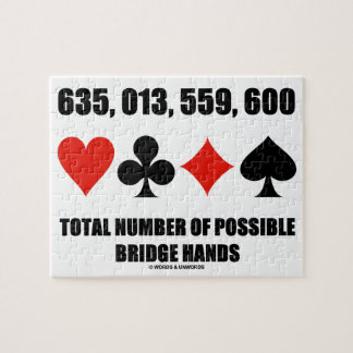 Puzzle 635.013.559.600 Total No De Posibles Manos Puentes