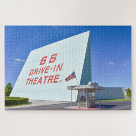 Puzzle 66 Drive-In Theatre, Ruta 66, Carthage, Misuri