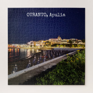 Puzzle 676 pieces Personalized Otranto by night, Apulia,