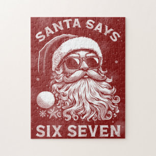 Puzzle 67 Meme Divertido Santa Dice Seis Siete Navidad