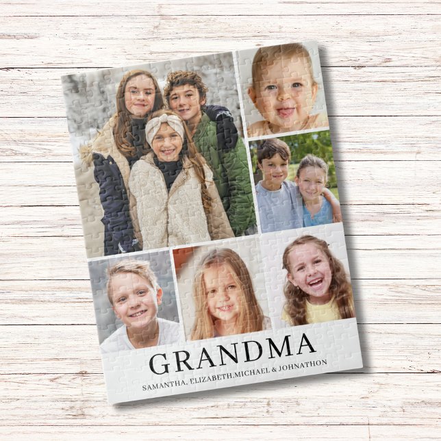 Puzzle 6 Abuela Collage de fotos personalizada (Subido por el creador)