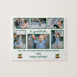 Puzzle 6 Fotos Collage Gratitude Vacaciones de invierno W