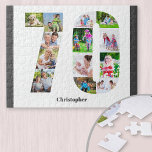 Puzzle 70.º cumpleaños número 70 Collage de fotos 13 Foto<br><div class="desc">Crea tu propio rompecabezas fotográfico para un regalo de cumpleaños 70 único. Con 13 fotos de personalizados, el rompecabezas de fotos puede ser más personalizado con un nombre. El collage de fotos número 70 tiene una variedad de fotos de paisajes, cuadrados y retratos, dándote mucha flexibilidad al colocar tus fotografías...</div>