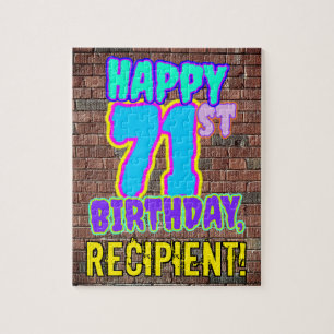 Puzzle 71 Aniversario ~ Diversión, graffiti urbano inspi