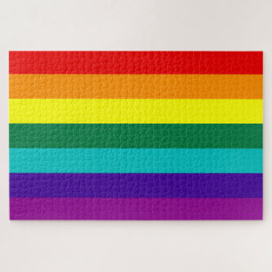 Puzzle 7 Rayas Bandera del Orgullo Gay Arcoiris
