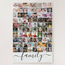 Puzzle 80 Familia Personalizada de Collages de fotos