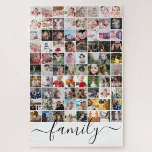 Puzzle 80 Familia Personalizada de Collages de fotos