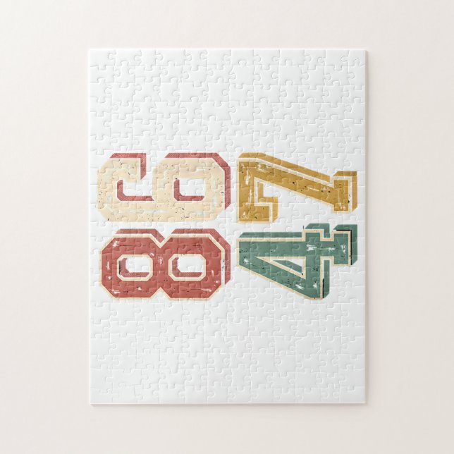 Puzzle 8647 retro 86 47 (Vertical)