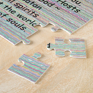 Puzzle 8 x 10" 110 Pieza Personalizable de la oración de