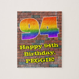Puzzle 94 Aniversario del nacimiento: Arcoiris 94 inspira