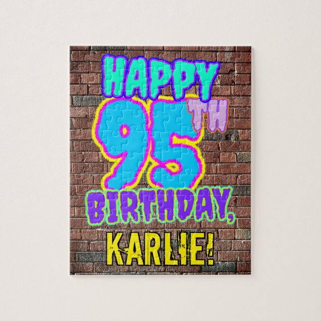 Puzzle 95 Aniversario ~ Diversión, graffiti urbano inspir (Vertical)