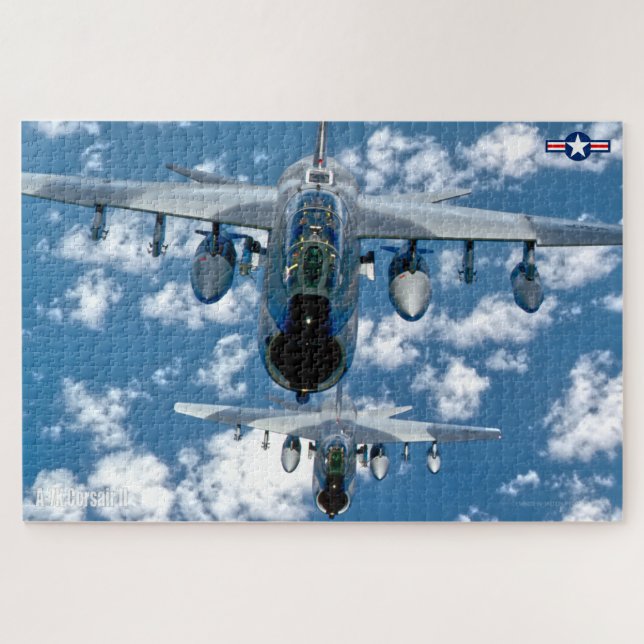 Puzzle A-7K CORSAIR II (20x30 PULGADAS) (Horizontal)