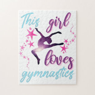 Puzzle A este Chica le encanta el salto de las estrellas 