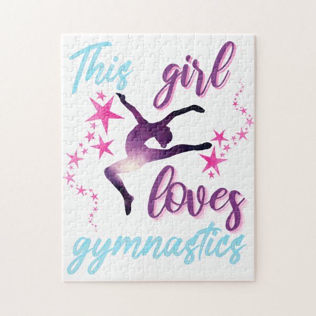 Puzzle A este Chica le encanta el salto de las estrellas  (Vertical)