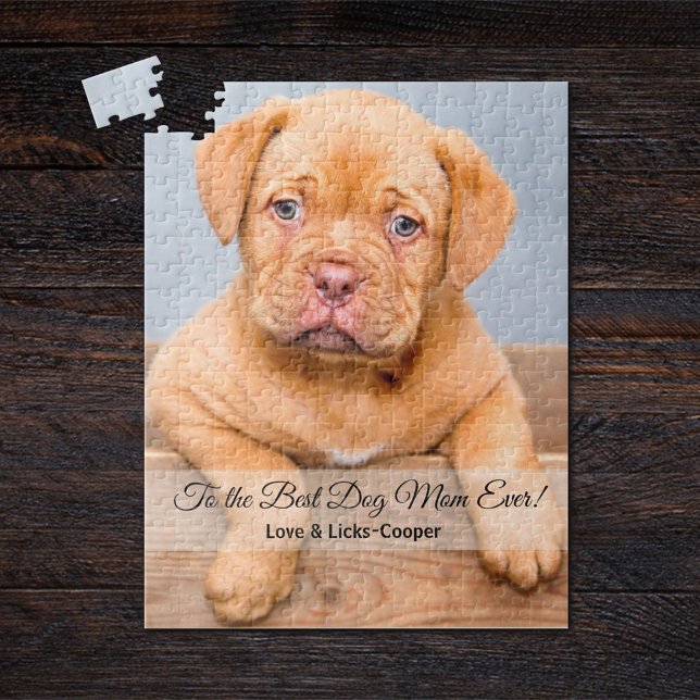 Puzzle A la mejor foto Personalizado de mamá de perro (Subido por el creador)