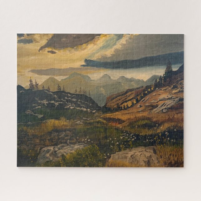 Puzzle A las montañas, original de Gary Poling (Horizontal)