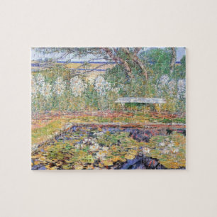 Puzzle A Long Island Garden by Frederick Childe Hassam