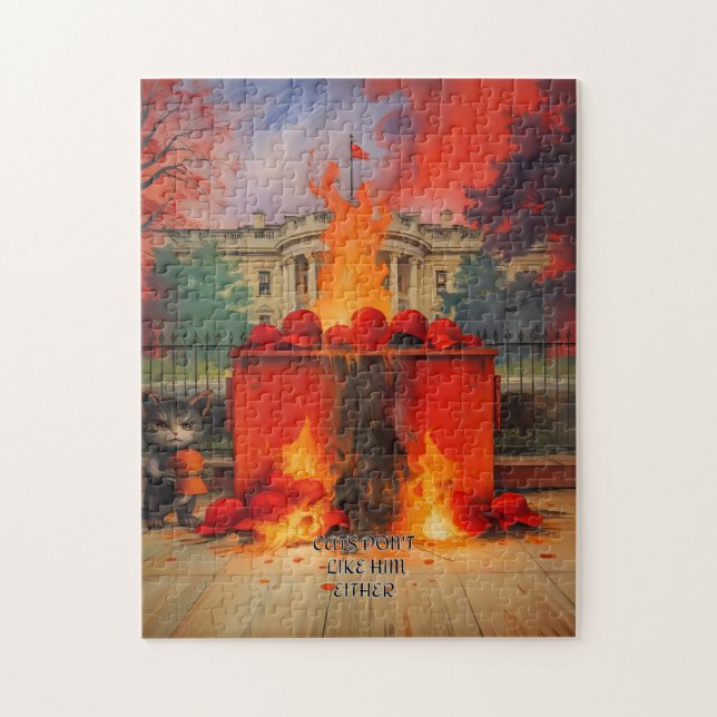 Puzzle A los gatos tampoco les gusta. (Vertical)