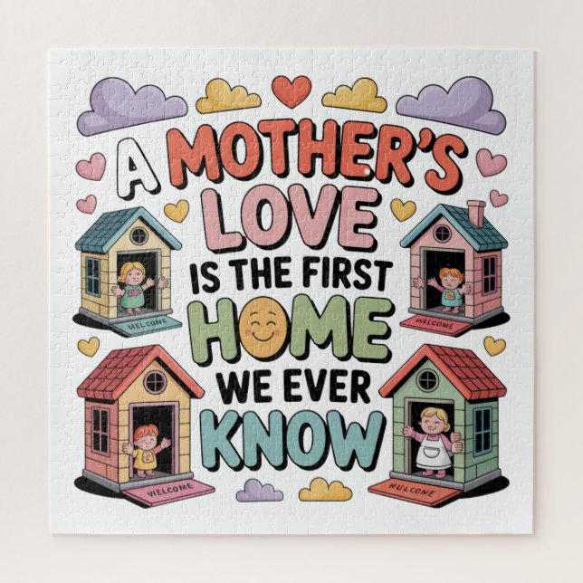 Puzzle A Mother's Love Is The First Home We Ever Know (Vertical)