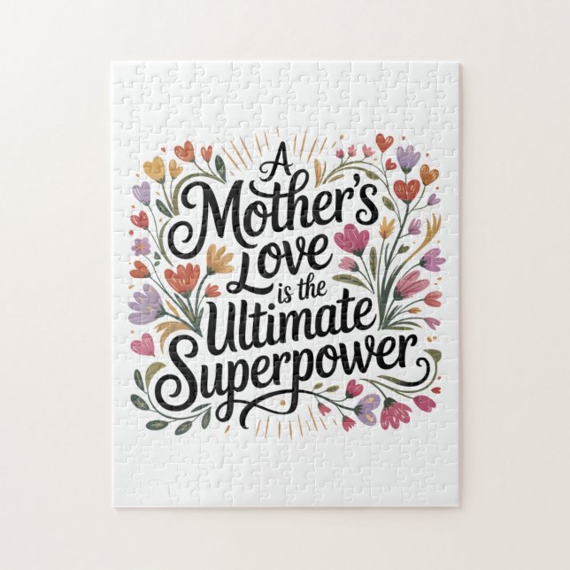 Puzzle A Mother's Love Is The Ultimate Superpower (Vertical)