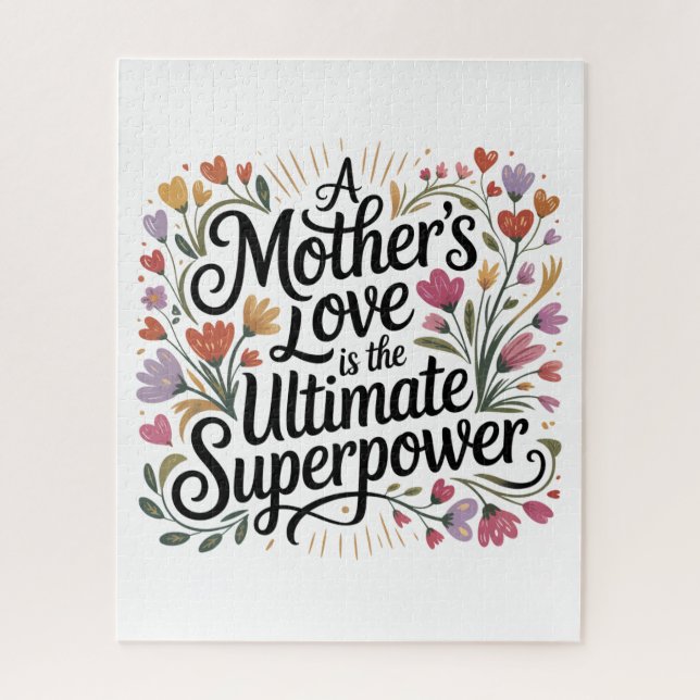 Puzzle A Mother's Love Is The Ultimate Superpower (Vertical)