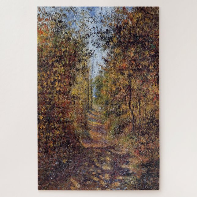 Puzzle A Path in the Woods, Pontoise (1879) por C.Pissarr (Vertical)
