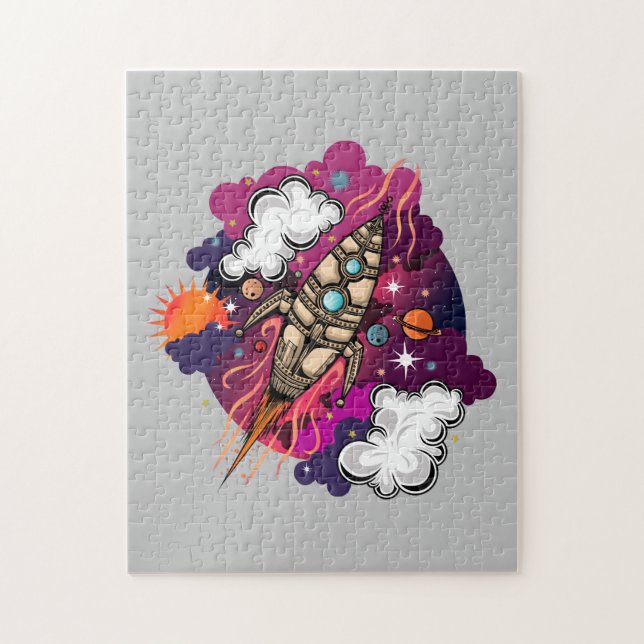 Puzzle A Través De La Galaxia (Vertical)