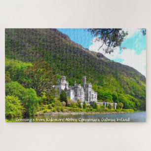 Puzzle Abadía de Kylemore Connemara Galway Irlanda. Rompe