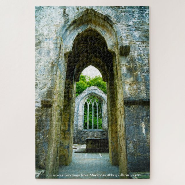 Puzzle Abadía Killarney Muckross. Kerry Ireland. Jigsaw P (Vertical)