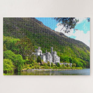 Puzzle Abadía Kylemore Connemara Galway Irlanda.