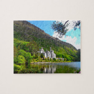 Puzzle Abadía Kylemore Connemara Galway Irlanda.