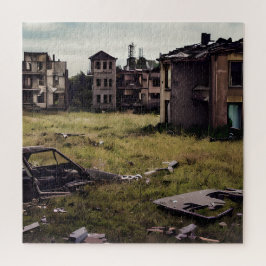 Puzzle Abandonado | Edificios urbanos postapocalípticos