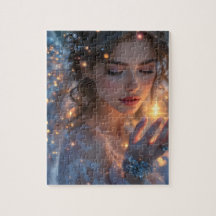 Abandonador de luz celeste - Angel sostiene la est