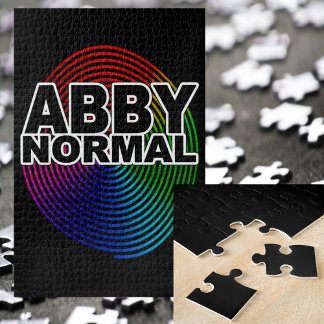 Puzzle Abby anormal coloreada espiral retorcida loca
