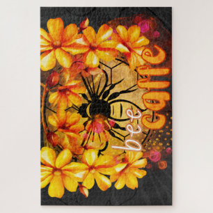 Puzzle Abeja, café