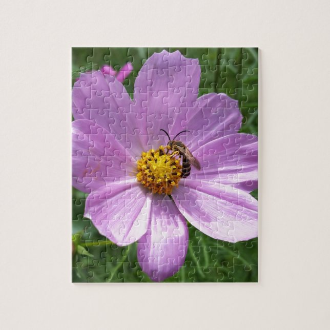 Puzzle abeja en flor (Vertical)