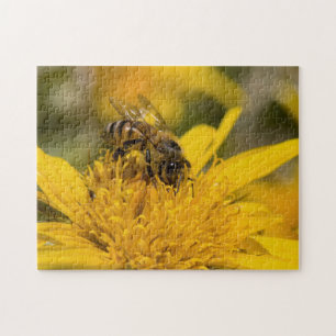 Puzzle Abeja Melífera Africana con Sacos de Polen Aliment
