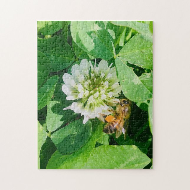 Puzzle abeja y trébol (Vertical)