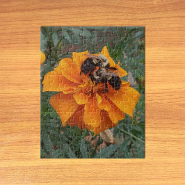 Puzzle Abejas con flores de Marigold