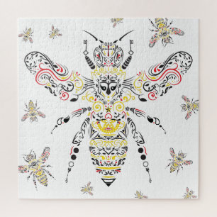 Puzzle abejas reales