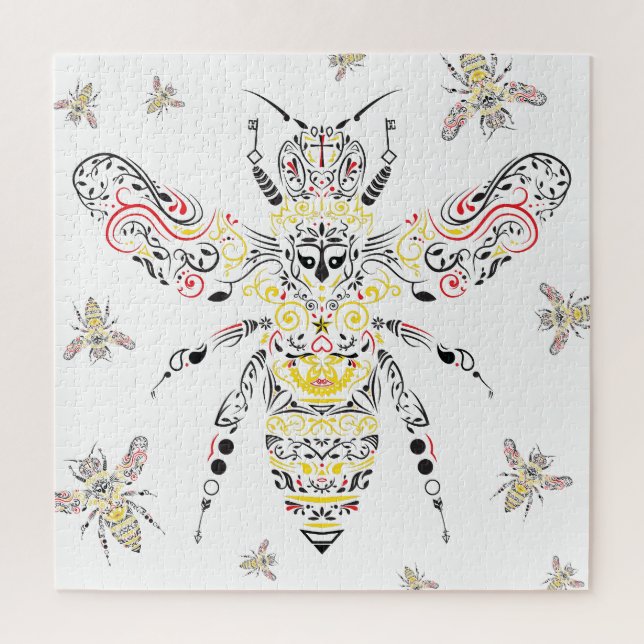 Puzzle abejas reales (Vertical)