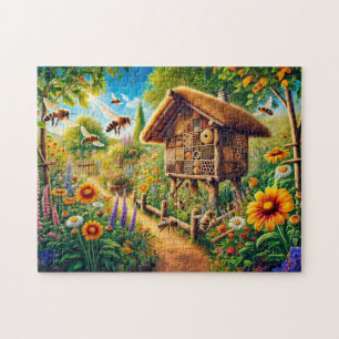 Puzzle Abejas Silvestres en el Hotel de Insectos