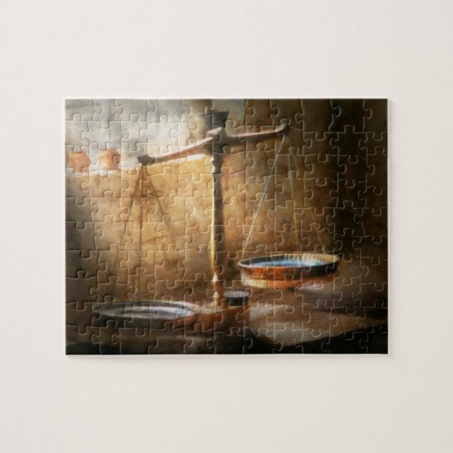 Puzzle Abogado - escala - ley equilibrada (Horizontal)