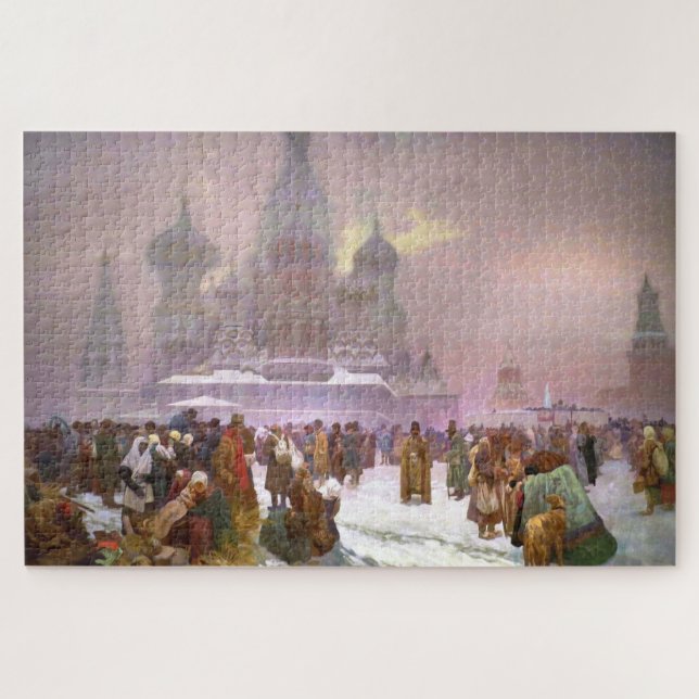 Puzzle Abolición de la servidumbre - Alphonse Mucha (Horizontal)