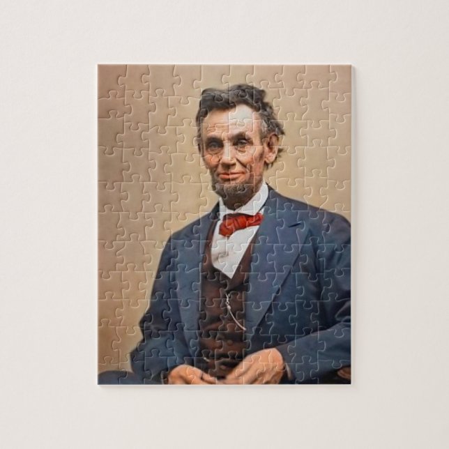 Puzzle Abraham Lincoln (Vertical)